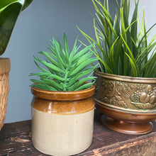 Load image into Gallery viewer, Vintage Brass Plant Pot Planter