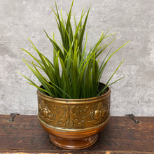Load image into Gallery viewer, Vintage Brass Plant Pot Planter