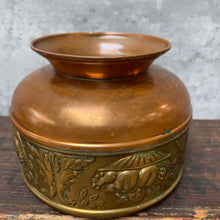 Load image into Gallery viewer, Vintage Brass Plant Pot Planter