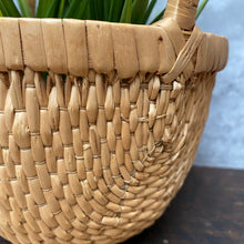 Load image into Gallery viewer, Vintage Boho Woven Basket Plant Pot Planter