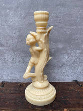 Load image into Gallery viewer, Vintage Cherub Putti Candle Stick