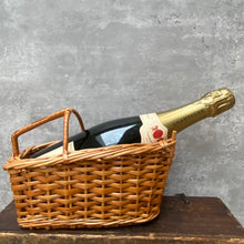 Load image into Gallery viewer, Vintage Wicker Basket Rattan Wine Bottle Holder & Pourer