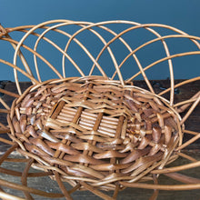 Load image into Gallery viewer, Vintage Willow Wood Portuguese Handmade Basket