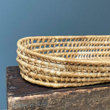 Load image into Gallery viewer, Vintage Oval Handmade Seagrass Basket