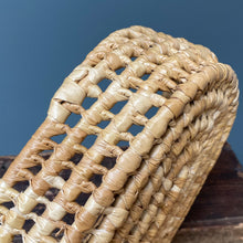 Load image into Gallery viewer, Vintage Oval Handmade Seagrass Basket