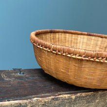 Load image into Gallery viewer, Vintage Boho Willow Wood Woven Basket