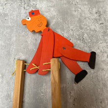 Load image into Gallery viewer, Vintage 1950s Fun Wooden Acrobat Toy