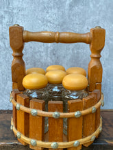 Load image into Gallery viewer, Vintage Table Top Spice Jar Rack/Organiser