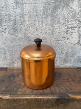 Load image into Gallery viewer, Rare Vintage 1970s Copper Planter Plant Storage Pot - Made in Rhodesia