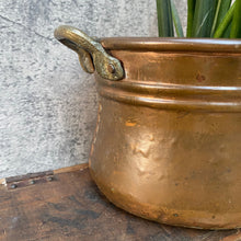 Load image into Gallery viewer, Vintage Handmade Brass Plant Pot Planter