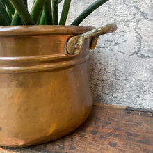 Load image into Gallery viewer, Vintage Handmade Brass Plant Pot Planter
