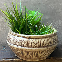 Load image into Gallery viewer, Vintage 1940s Stoneware Planter Plant Pot by Hillstonia