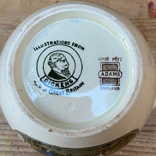 Load image into Gallery viewer, Vintage Ceramic Planter Plant Pot with Illustrations from Charles Dickins by Adams Pottery