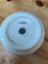 Load image into Gallery viewer, Vintage Japanese Ceramic Planter Plant Pot With Violet Flowers