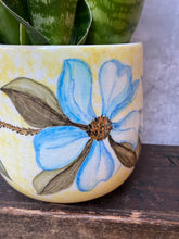 Load image into Gallery viewer, Vintage Hand Painted & Signed Italian Flower Planter Plant Pot