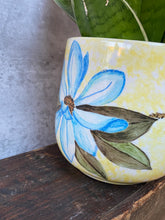 Load image into Gallery viewer, Vintage Hand Painted & Signed Italian Flower Planter Plant Pot