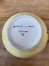 Load image into Gallery viewer, Vintage Hand Painted & Signed Italian Flower Planter Plant Pot