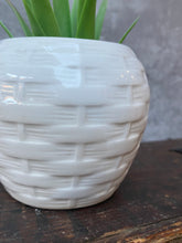 Load image into Gallery viewer, Vintage Tiny White Porcelain Planter Plant Pot