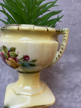 Load image into Gallery viewer, Vintage Small Porcelain Floral Rose Planter Plant Pot