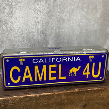 Load image into Gallery viewer, Vintage Camel Cigarette Filters Smoking Tin - California Camel 4U Number Plate