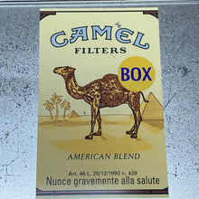 Load image into Gallery viewer, Vintage Camel Cigarette Filters Smoking Tin - California Camel 4U Number Plate