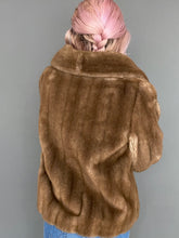 Load image into Gallery viewer, Vintage 1960s Blonde Faux Fur England Short Crop Jacket Coat by Astraka