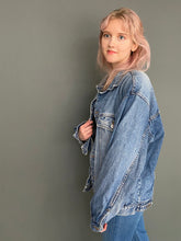 Load image into Gallery viewer, Vintage 80s Denim Oversize Jacket