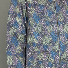 Load image into Gallery viewer, Vintage 80s Blue Light Quilted Zip Up Jacket Top Blazer