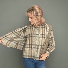 Load image into Gallery viewer, Rare Vintage 1950s Wool 2 Piece Shirt Blouse & Waistcoat Top Set - Brand New With Original Tags