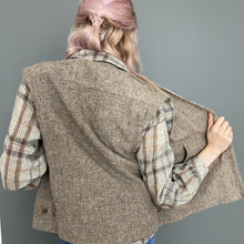 Load image into Gallery viewer, Rare Vintage 1950s Wool 2 Piece Shirt Blouse & Waistcoat Top Set - Brand New With Original Tags