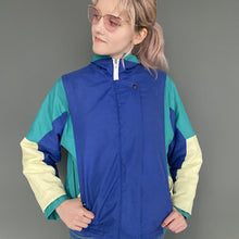 Load image into Gallery viewer, Vintage Retro Early 1980s Blue/Green Ski Style Jacket - Oversized