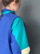 Load image into Gallery viewer, Vintage Retro Early 1980s Blue/Green Ski Style Jacket - Oversized