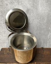 Load image into Gallery viewer, Vintage Mid-Century Modern Danish Scandinavian Stainless Steel Chrome Ice Bucket