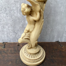 Load image into Gallery viewer, Vintage Cherub Putti Pillar Candle Stick