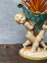 Load image into Gallery viewer, Vintage Mini Cherub Putti Plant Pot Planter for Succulents or Cactus by Fontanini Depose Italy