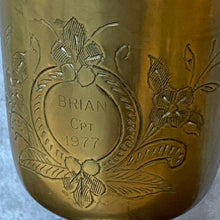Load image into Gallery viewer, Vintage 1970s Brass Goblet Plant Pot Planter
