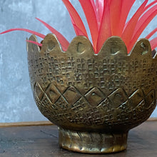 Load image into Gallery viewer, Vintage Moroccan Copper Mini Planter Plant Pot