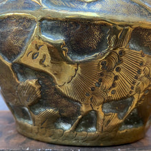Load image into Gallery viewer, Vintage Handmade Antique Brass Plant Pot Planter