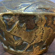 Load image into Gallery viewer, Vintage Handmade Antique Brass Plant Pot Planter