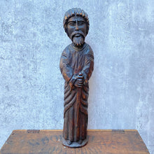 Load image into Gallery viewer, Vintage Wooden Carved Religious Sculpture Statue Figurine