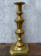 Load image into Gallery viewer, Vintage Large Brass Candle Stick