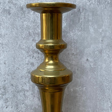 Load image into Gallery viewer, Vintage Large Brass Candle Stick