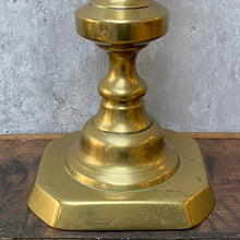 Load image into Gallery viewer, Vintage Large Brass Candle Stick