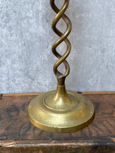 Load image into Gallery viewer, Vintage Large Brass Candle Stick
