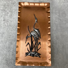 Load image into Gallery viewer, Vintage Mid-Century 1950s Copper Herron Art Picture