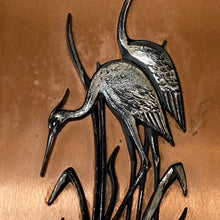 Load image into Gallery viewer, Vintage Mid-Century 1950s Copper Herron Art Picture