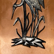 Load image into Gallery viewer, Vintage Mid-Century 1950s Copper Herron Art Picture