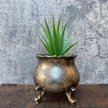 Load image into Gallery viewer, Vintage British 1920s Silver Plated Small Planter Plant Pot