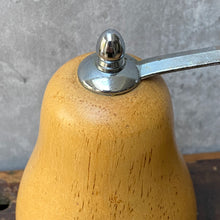 Load image into Gallery viewer, Vintage Mid-Century Wooden Pear Shaped Pepper Grinder