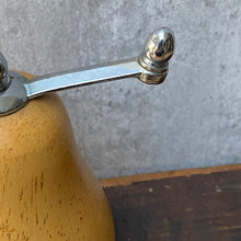 Load image into Gallery viewer, Vintage Mid-Century Wooden Pear Shaped Pepper Grinder